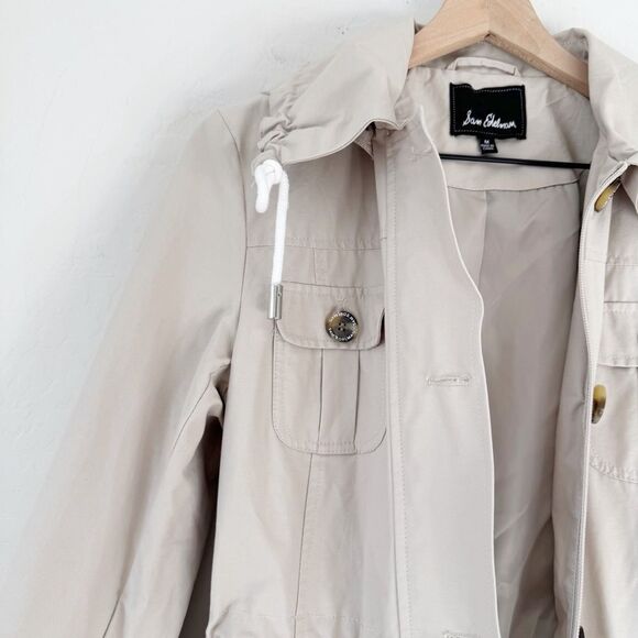 NEW Sam Edelman Water Repellent Hooded Anorak Coat Jacket Size M - Picture 7 of 10